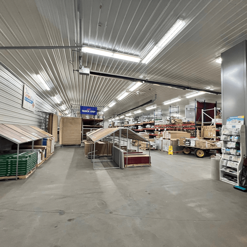 Gilbert's CarpetsPlus COLORTILE warehouse in Big Rapids, MI