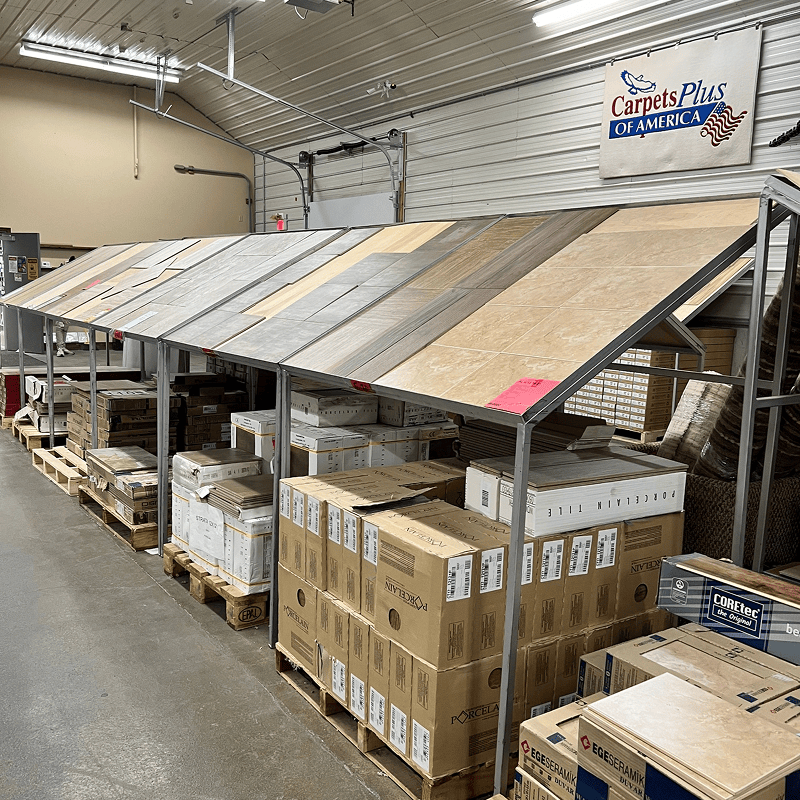 Gilbert's CarpetsPlus COLORTILE warehouse in Big Rapids, MI