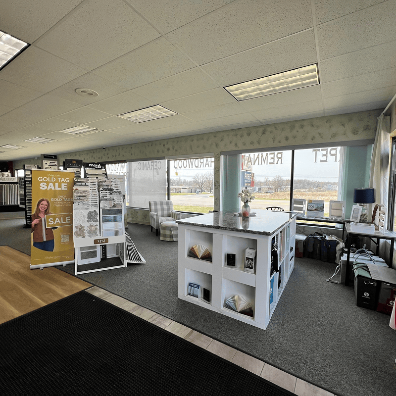 Gilbert's CarpetsPlus COLORTILE showroom in Big Rapids, MI